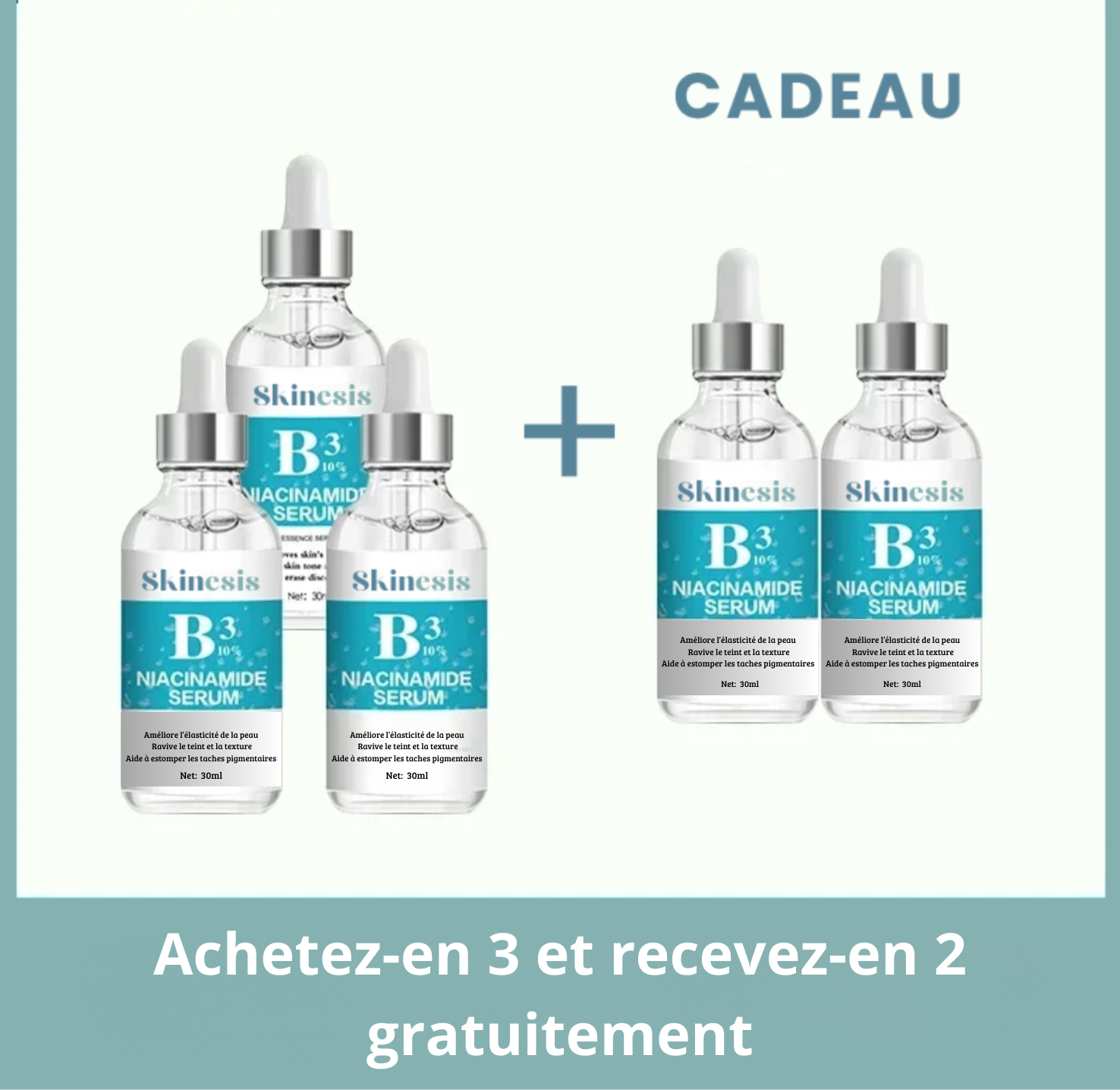 Sérum anti-rides à la nicotinamide