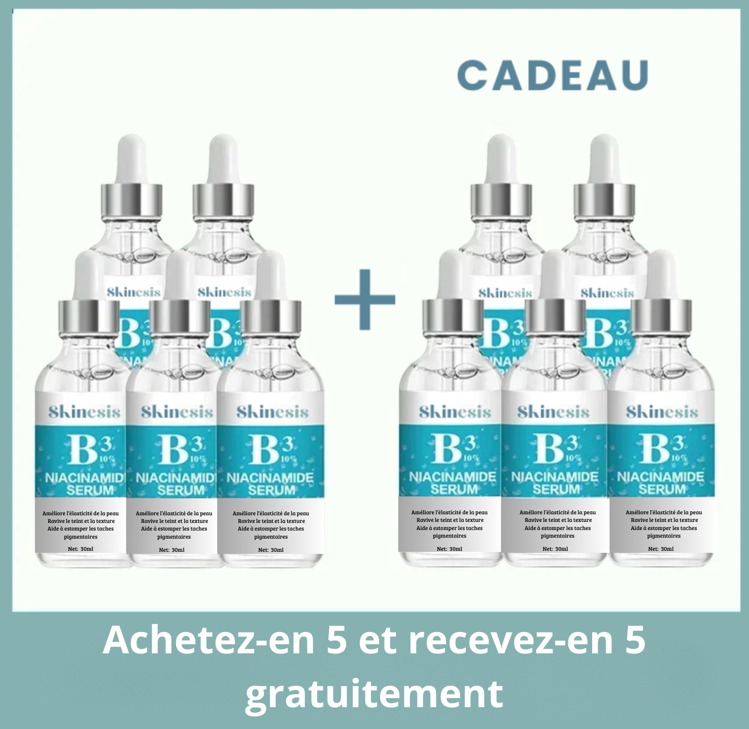 Sérum anti-rides à la nicotinamide