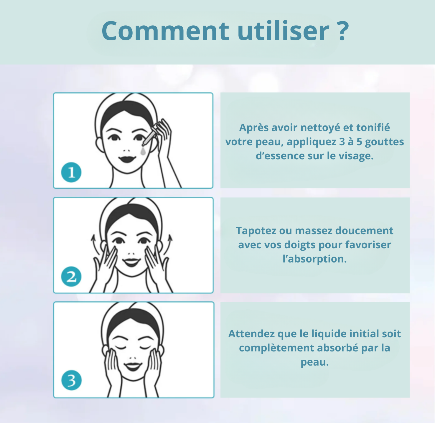 Sérum anti-rides à la nicotinamide