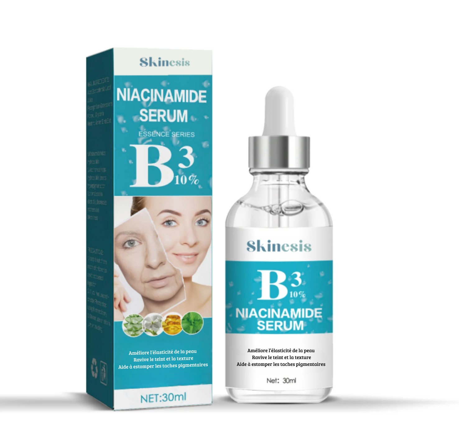 Sérum anti-rides à la nicotinamide